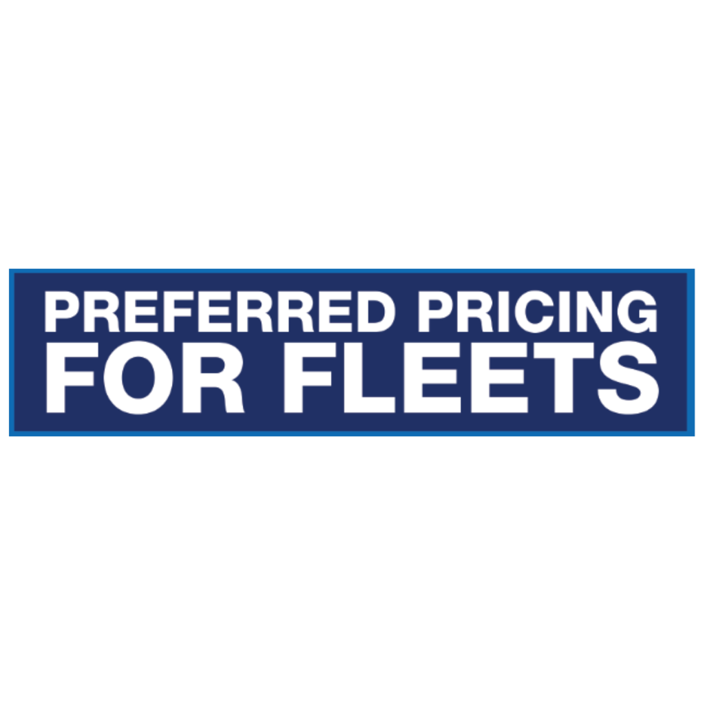 2' x 8' FullSpeed Automotive Blue Fleets Preferred Pricing Mesh Bay Banner (single-sided)